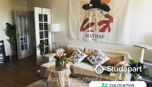 Colocation �tudiante Studio &agrave; Lyon 8�me arrondissement (69008)