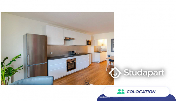 Colocation �tudiante Studio &agrave; Lyon 8�me arrondissement (69008)