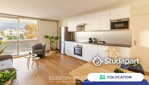 Colocation �tudiante Studio &agrave; Lyon 8�me arrondissement (69008)