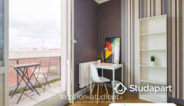 Colocation �tudiante Studio &agrave; Lyon 8�me arrondissement (69008)
