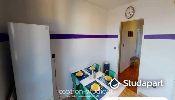 Colocation �tudiante Studio &agrave; Lyon 8�me arrondissement (69008)