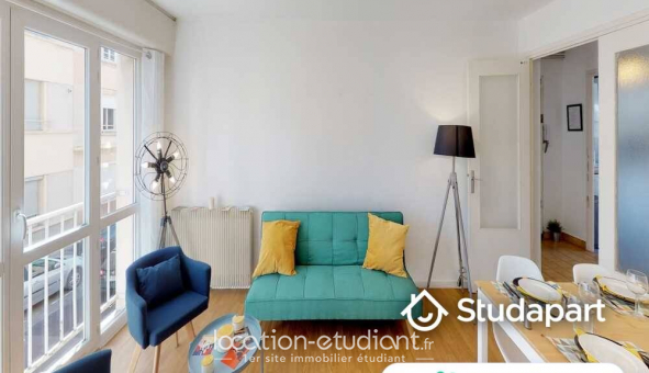 Colocation �tudiante Studio &agrave; Lyon 8�me arrondissement (69008)
