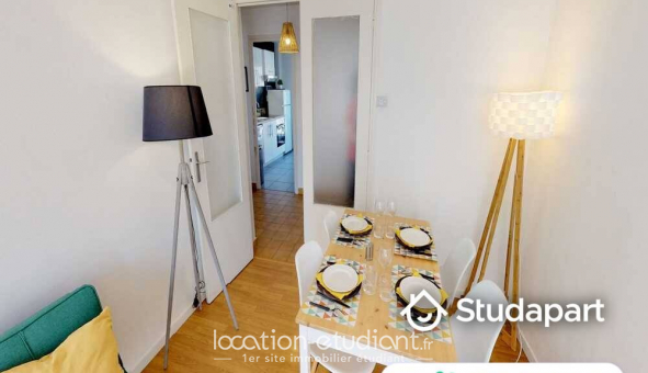 Colocation �tudiante Studio &agrave; Lyon 8�me arrondissement (69008)