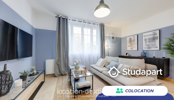 Colocation �tudiante T3 &agrave; Lyon 8�me arrondissement (69008)