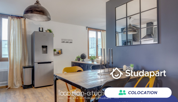 Colocation étudiante T4 à Lyon 8ème arrondissement (69008)