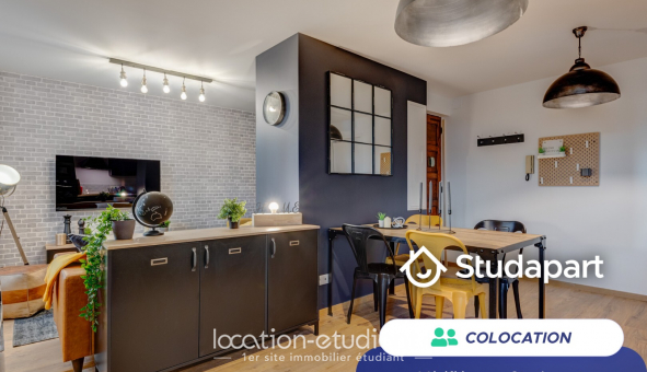 Colocation étudiante T4 à Lyon 8ème arrondissement (69008)