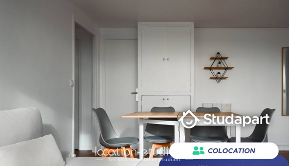 Colocation �tudiante Studio &agrave; Mantes la Ville (78200)