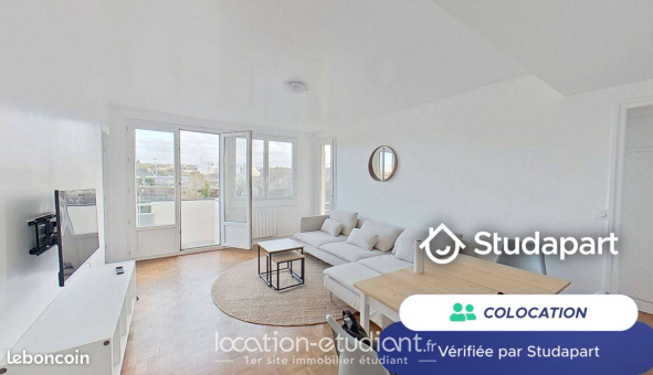 Colocation étudiante Studio &agrave; Mantes la Ville (78200)