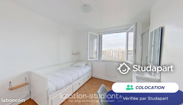Colocation étudiante Studio &agrave; Mantes la Ville (78200)