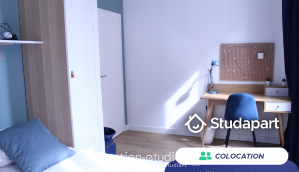 Colocation tudiante Chambre dans une colocation de 19m2