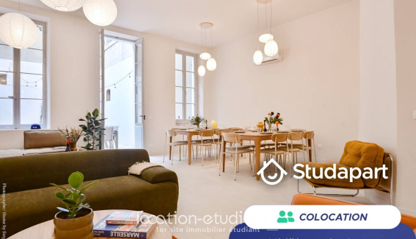 Colocation étudiante Studio &agrave; Marseille 01er arrondissement (13001)