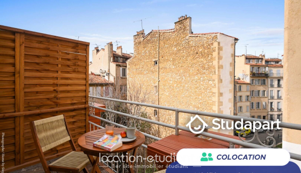 Colocation étudiante Studio &agrave; Marseille 01er arrondissement (13001)