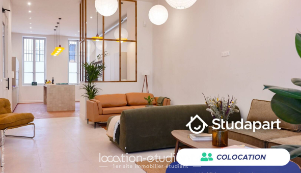 Colocation étudiante Studio &agrave; Marseille 01er arrondissement (13001)