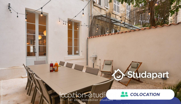 Colocation étudiante Studio &agrave; Marseille 01er arrondissement (13001)