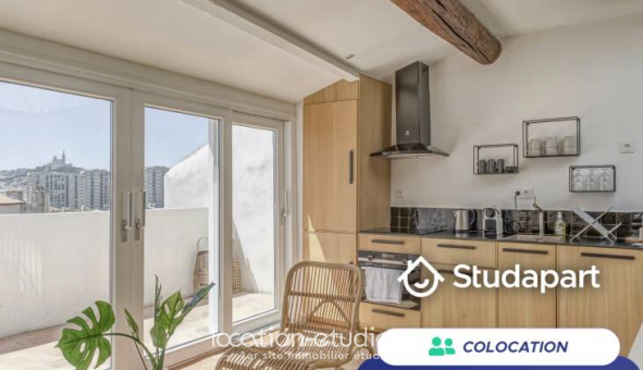 Colocation �tudiante Studio &agrave; Marseille 01er arrondissement (13001)