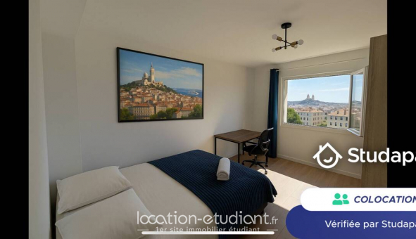 Colocation �tudiante Studio &agrave; Marseille 02�me arrondissement (13002)