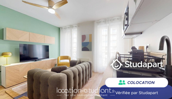 Colocation �tudiante Studio &agrave; Marseille 02�me arrondissement (13002)