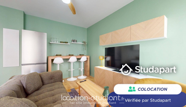 Colocation �tudiante Studio &agrave; Marseille 02�me arrondissement (13002)