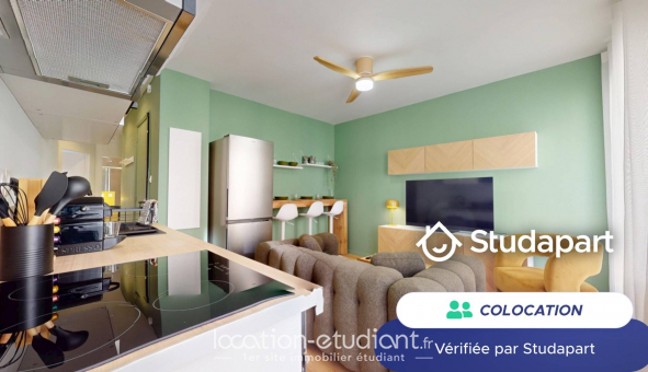 Colocation �tudiante Studio &agrave; Marseille 02�me arrondissement (13002)