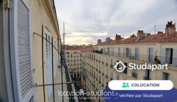 Colocation �tudiante Studio &agrave; Marseille 02�me arrondissement (13002)