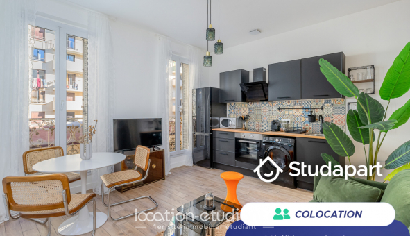 Colocation �tudiante T3 &agrave; Marseille 02�me arrondissement (13002)