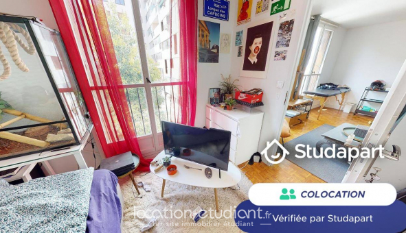 Colocation �tudiante Studio &agrave; Marseille 04�me arrondissement (13004)