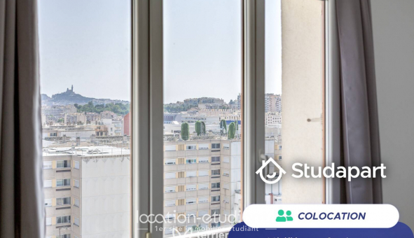 Colocation tudiante Studio à Marseille 04me arrondissement (13004)