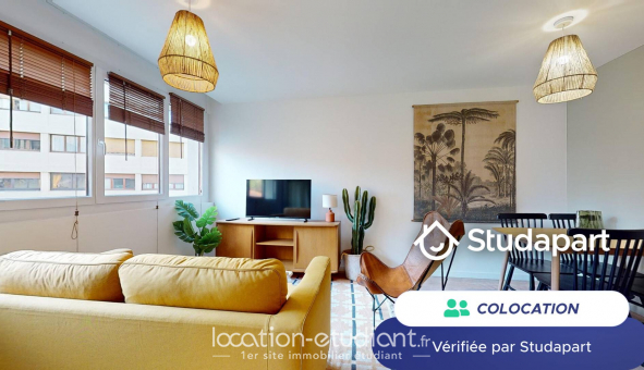 Colocation étudiante Chambre dans une colocation de 9m2
