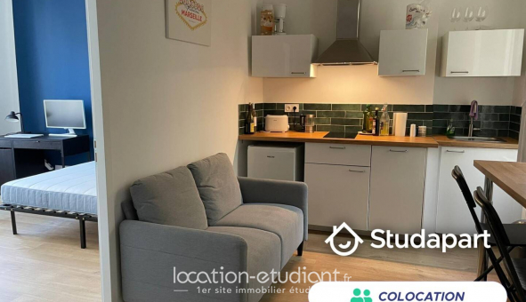 Colocation �tudiante Studio &agrave; Marseille 05�me arrondissement (13005)