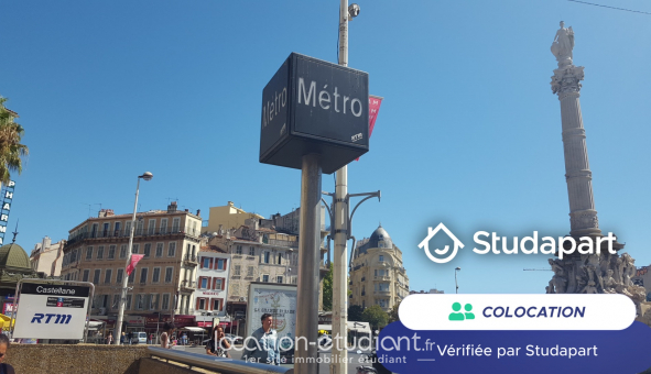 Colocation �tudiante T4 &agrave; Marseille 06�me arrondissement (13006)
