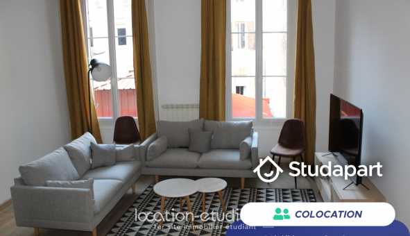 Colocation tudiante Studio à Marseille 06me arrondissement (13006)
