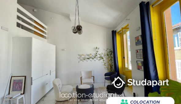 Colocation �tudiante Studio &agrave; Marseille 06�me arrondissement (13006)