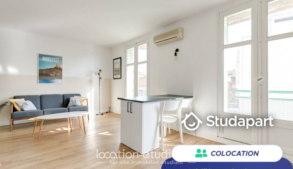 Colocation tudiante Studio à Marseille 08me arrondissement (13008)