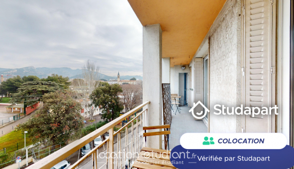 Colocation tudiante Studio à Marseille 09me arrondissement (13009)