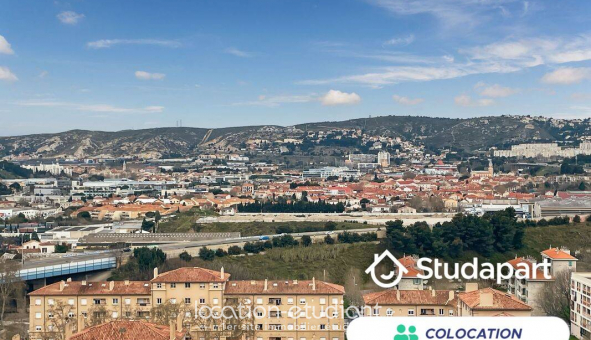 Colocation tudiante Studio à Marseille 15me arrondissement (13015)