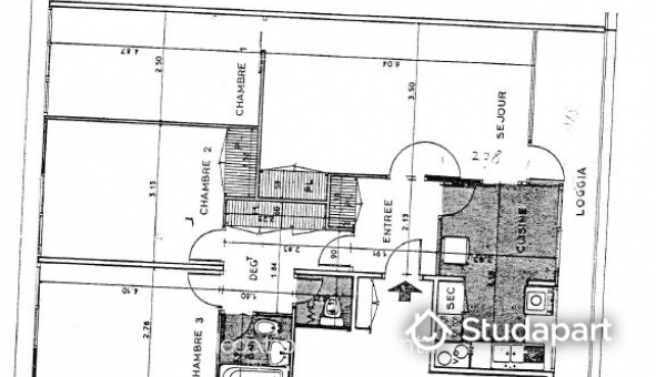 Colocation tudiante Studio à Massy (91300)