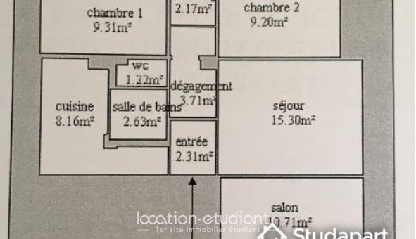 Colocation tudiante Studio à Massy (91300)