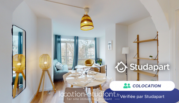 Colocation tudiante Studio à Mont Saint Aignan (76130)
