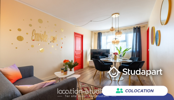Colocation étudiante Studio à Mont Saint Aignan (76130)