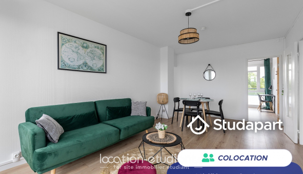 Colocation �tudiante Studio &agrave; Mont Saint Aignan (76130)