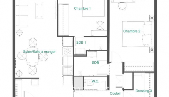 Colocation tudiante Studio à Montigny le Bretonneux (78180)