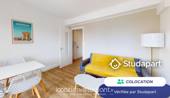 Colocation �tudiante Studio &agrave; Montpellier (34080)