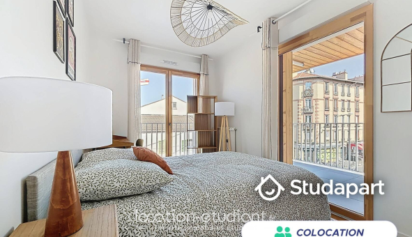 Colocation étudiante Studio &agrave; Montreuil (93100)