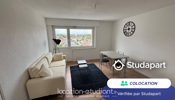 Colocation �tudiante Studio &agrave; Mulhouse (68100)