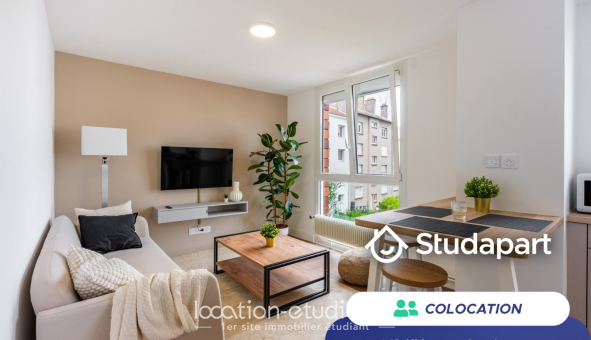 Colocation étudiante Studio à Nancy (54100)