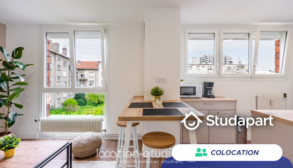 Colocation étudiante Studio à Nancy (54100)