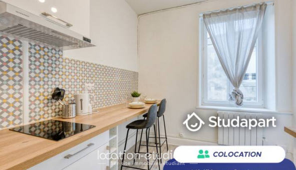 Colocation �tudiante Studio &agrave; Nancy (54100)
