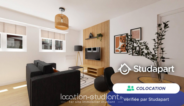 Colocation �tudiante Studio &agrave; Nancy (54100)