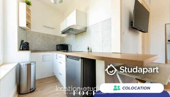 Colocation �tudiante Studio &agrave; Nancy (54100)