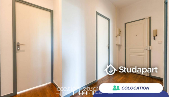 Colocation �tudiante Studio &agrave; Nancy (54100)